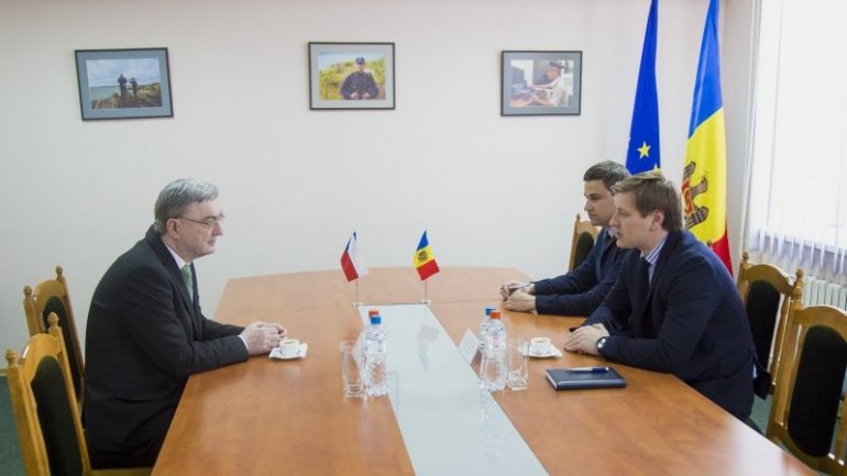 Head of Border Police held meeting with ambassador of Czech Republic to Moldova