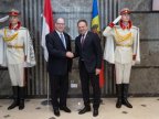 Speaker Andrian Candu showed Prince Albert of Monaco around Parliament