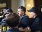 DORIN CHIRTOACA, escorted to Anti-Corruption Center