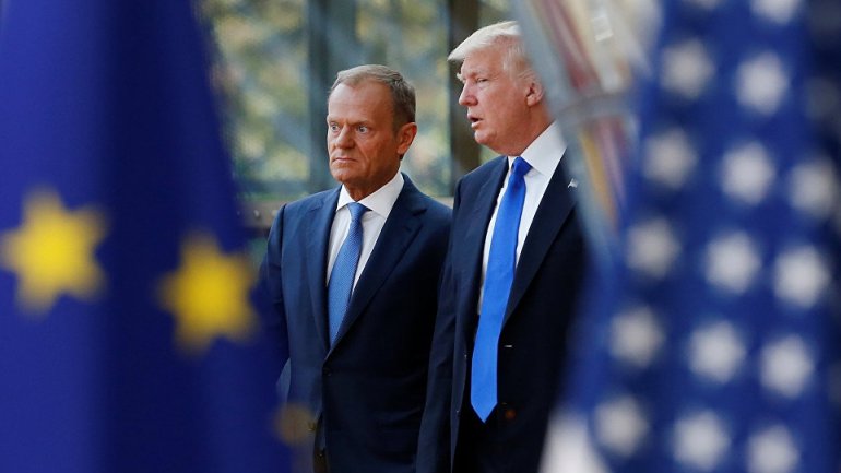 Tusk on EU's problems with Trump