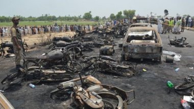 Pakistan oil tanker inferno kills at least 140