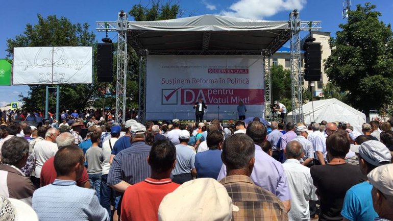 THOUSANDS of Moldovans RALLY for change of electoral system (PHOTO/VIDEO)