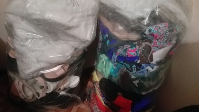 Clothing worth of 40 THOUSAND LEI identified and seized by Border Police (PHOTO)