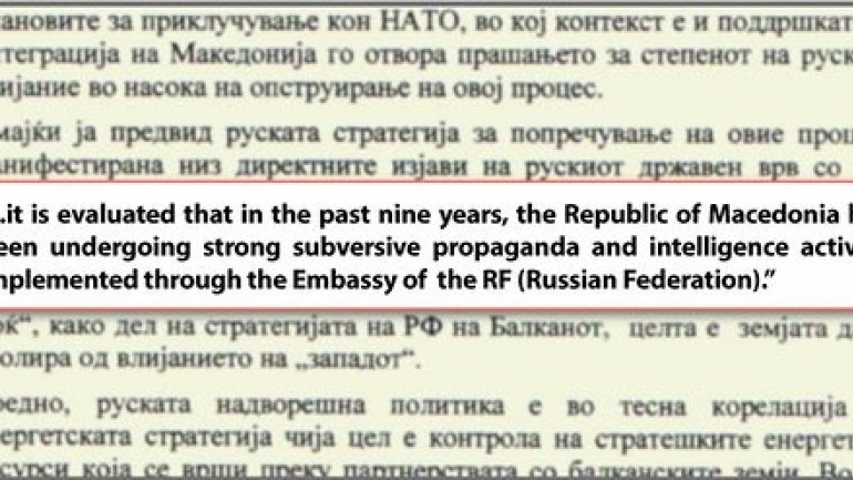 Leaked documents show Russian attempts to meddle in Macedonia