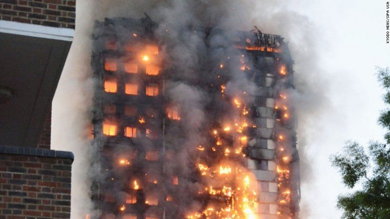 MASSIVE fire engulfs London tower block (PHOTO/VIDEO)