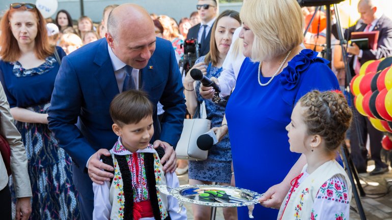 Pavel Filip attends opening of first energy efficient kindergarten in Moldova (PHOTO)