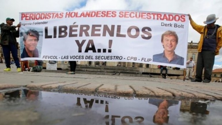 Colombia conflict: Seized Dutch journalists still held