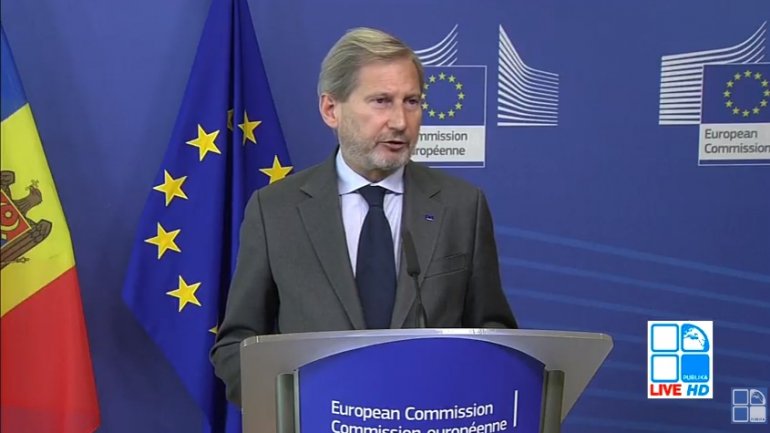 Johannes Hahn: Undertaken reforms bring Moldova closer to EU