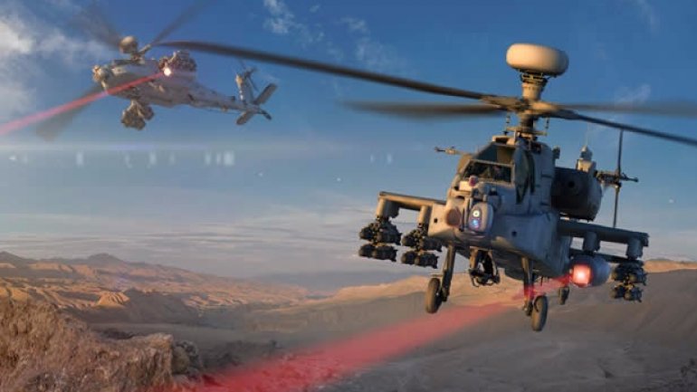 Laser gun on U.S. chopper successfully hits and destroys target