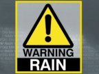 YELLOW WARNING of thunderstorms and heavy rain, valid until tonight