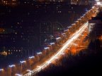 Străşeni: Five main streets installed night lighting 