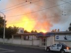 17 fire-engines and 80 firefighters intervened the fire at Republican Stadium 