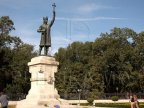 People, politicians lay wreaths to Stephen the Great monument. 2018 declared as his Year