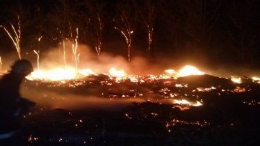 Strong fire breaks out at St. Lazarus cemetery, 100m3 wood burnt 