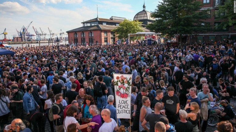 CNN pics on Hamburg's three days of G20 protests