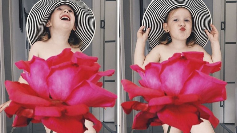 Mom “Dresses” Her Daughter In Food And Flowers Using Forced Perspective, Becomes Internet Star (Photos)