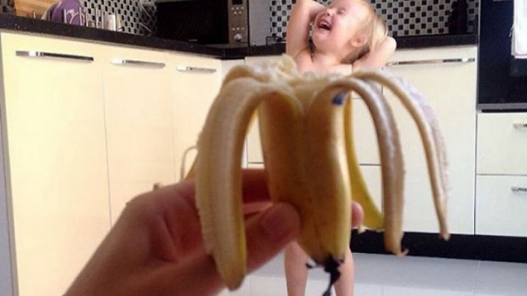 Mom “Dresses” Her Daughter In Food And Flowers Using Forced Perspective, Becomes Internet Star (Photos)