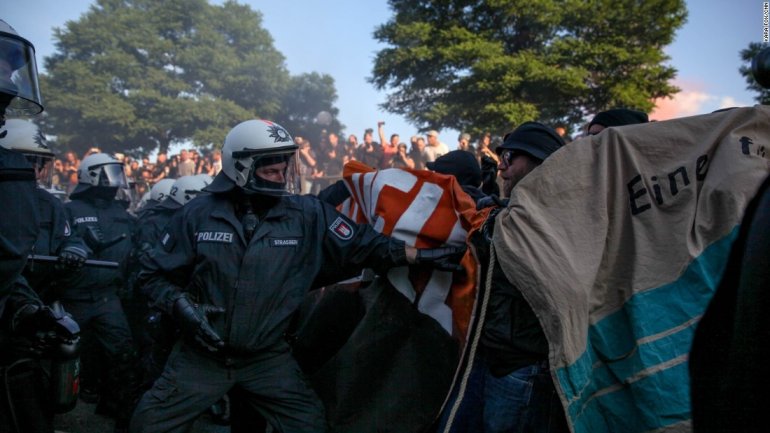 CNN pics on Hamburg's three days of G20 protests