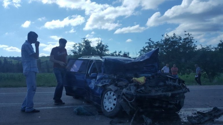 Grave accident on the Poltava road. Two cars violently collide