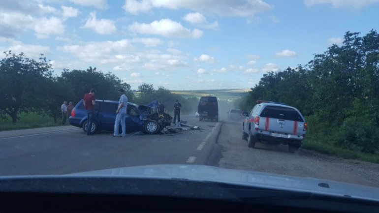 Grave accident on the Poltava road. Two cars violently collide