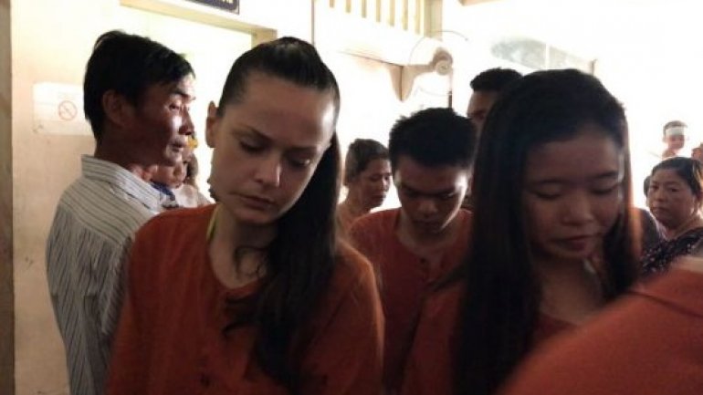 Cambodia Court witnessed Moldovan woman's denial of human trafficking offence