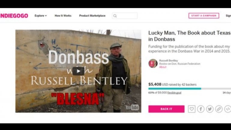 The communist soldier using charity sites to fund his war