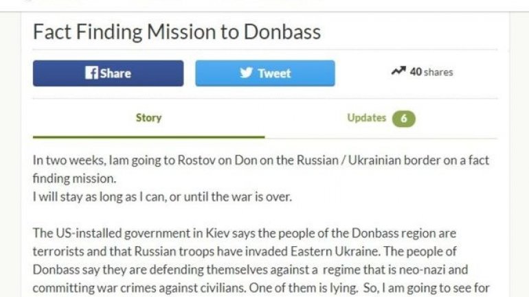 The communist soldier using charity sites to fund his war