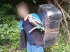 Cigarettes smuggling: Teen boy was detained by border police (photos)