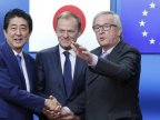 Japan and Europe are racing to agree a big free trade deal