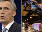 NATO Secretary General's convoy involved in car accident in Warsaw