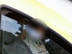 Chisinau taxi driver, semi-naked in service car (18+ pictures)