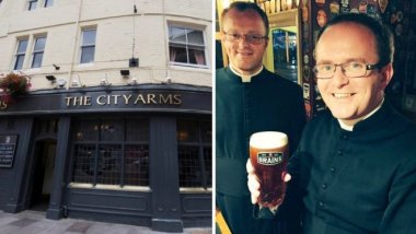 Apology to Cardiff priests over stag party mix-up at pub