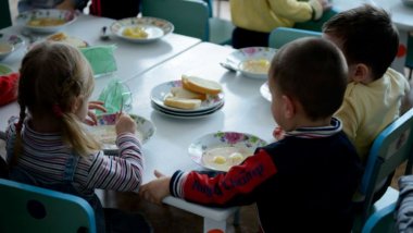 Fruits and vegetables abounded yet not spent in kindergarten meals