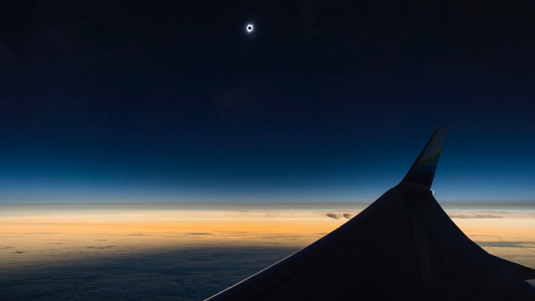 The Solar Eclipse, in pictures