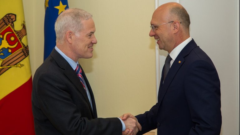 Chief of OSCE mission in Moldova Michael Scanlan met with Prime Minister Pavel Filip