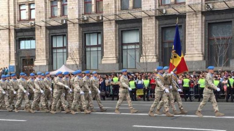 Moldovan National Army parade in Kiev on Independence Day of Ukraine (Photos)