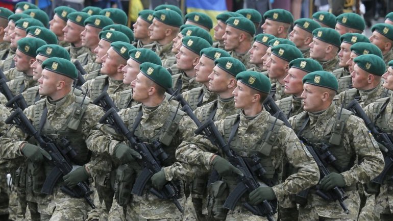 4,500 Ukrainian and 231 foreign soldiers parade on Independence day of Ukraine 