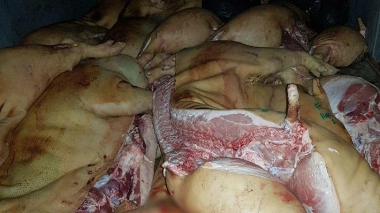 Pork and Beef lacking origin acts, found near Central Market (Photo)