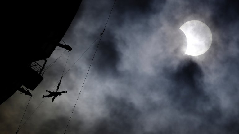 The Solar Eclipse, in pictures