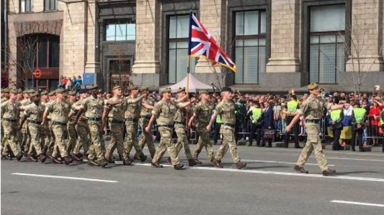 Moldovan National Army parade in Kiev on Independence Day of Ukraine (Photos)