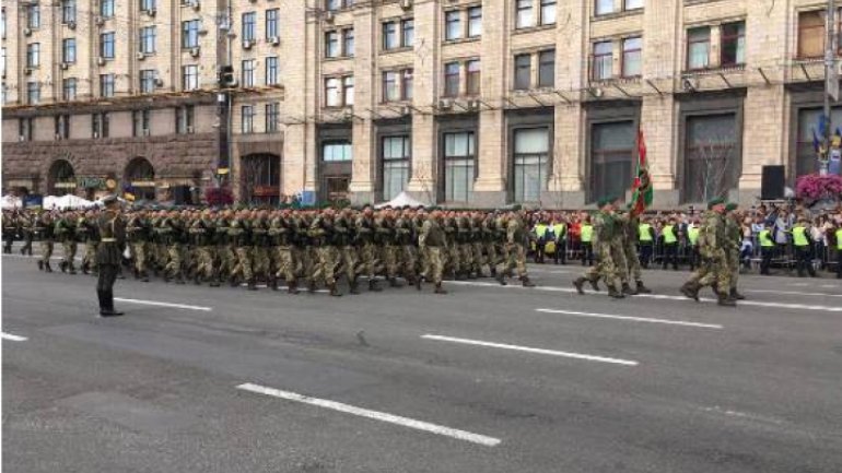 Moldovan National Army parade in Kiev on Independence Day of Ukraine (Photos)