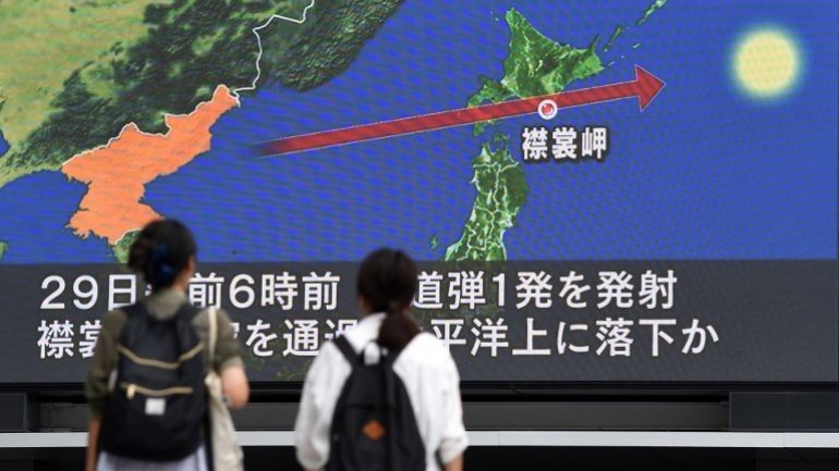 North Korea fires missile over Japan in 'unprecedented threat'