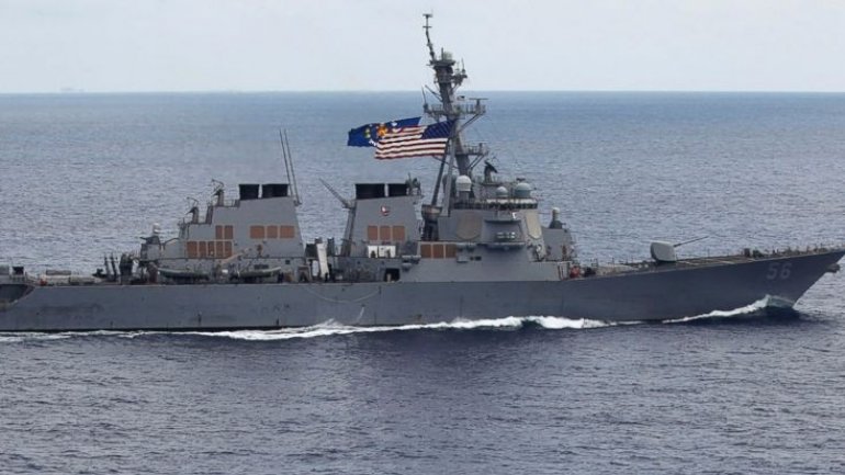 China protests US ship sailing by island in South China Sea