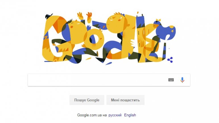 Google celebrates Ukraine Independence Day with colorful greetings