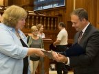  U.S Dayton Friendship ambassadors presented gratitude letter to Republic of Moldova 