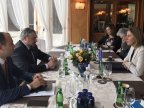 Andrei Galbur met Deputy President of European Union Federica Mogherini