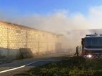 Pallet warehouse from Orhei consumed by flames