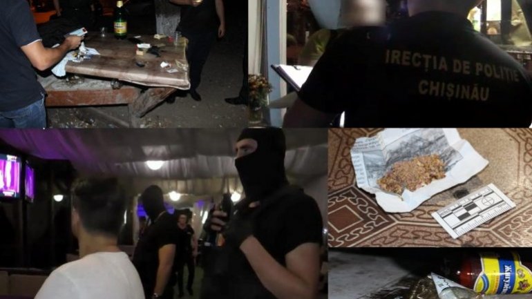 Five men detained by "Fulger" task force for drug possession and consumption in Chisinau