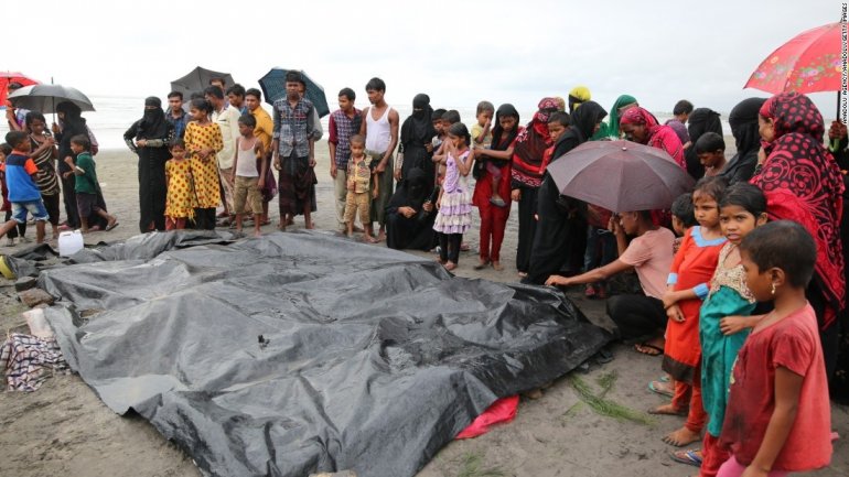 Genocide in Myanmar's state. Over 50,000 refugees seeking aid