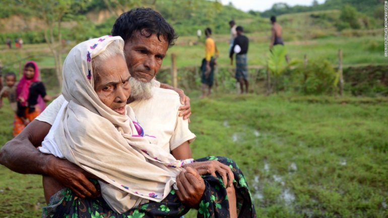 Genocide in Myanmar's state. Over 50,000 refugees seeking aid